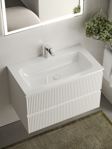 Тумба под раковину Sancos SNOB R SNR80W 79х44,5х50 настенная - фото 5